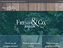 Tablet Screenshot of freshcosalonspa.com